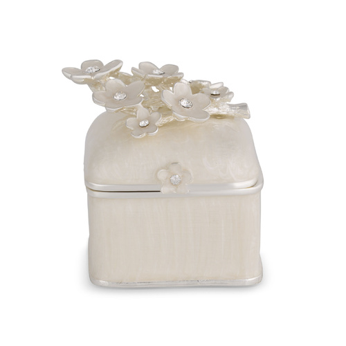 Epoxy Forget Me Not Trinket/Ring Box