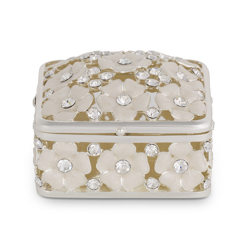 Epoxy Daisy Square Trinket/Ring Box