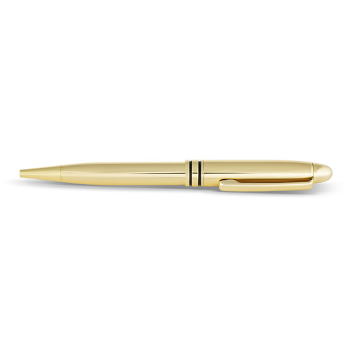 Classic Gold with Double Black Pinstripes Pen Style 9