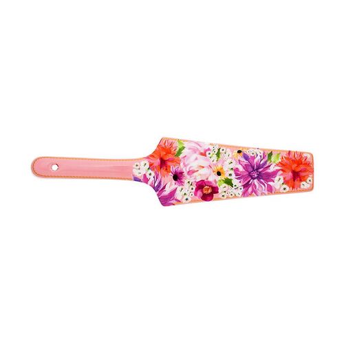 Teas & C's Dahlia Daze Pink Ceramic Cake Server