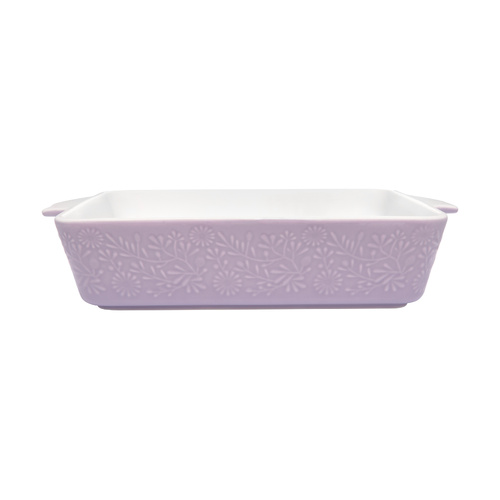 Maxwell & Williams Blooms Collection Lilac 27 x 19 x 6.5 Rectangular Baker