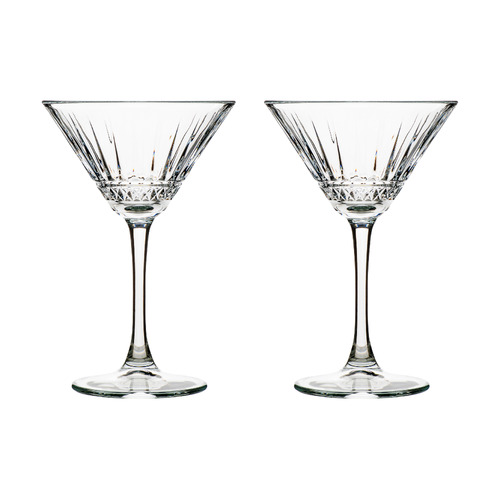 Cocktail & Co. Set of 2 Atlas 220ml Martini Glasses