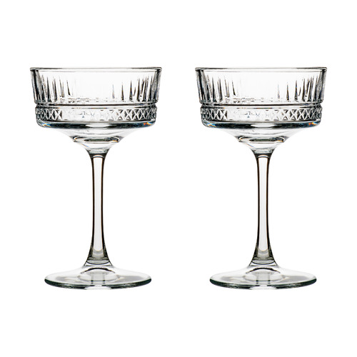 Cocktail & Co. Set of 2 Atlas 260ml Coupe Glasses
