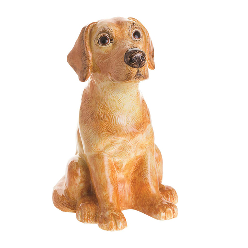 20cm Yellow Labrador Money Box