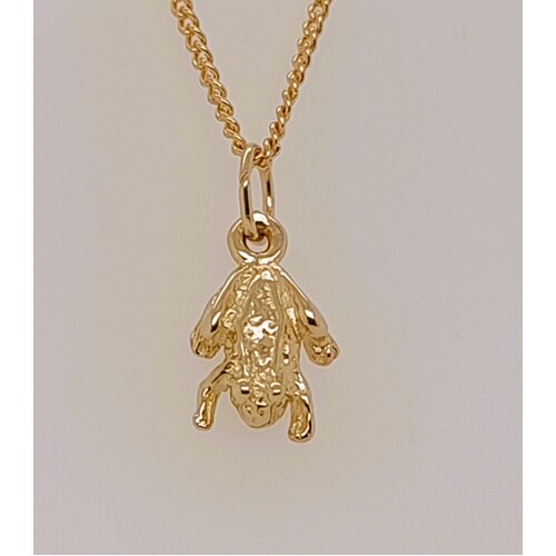 9 Carat Yellow Gold Frog Charm/Pendant