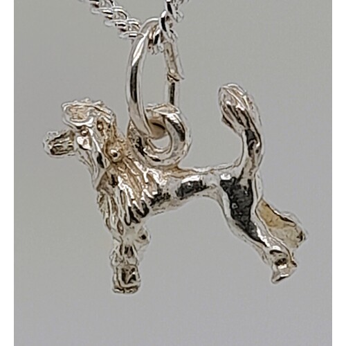 Sterling Silver Poodle Charm/Pendant