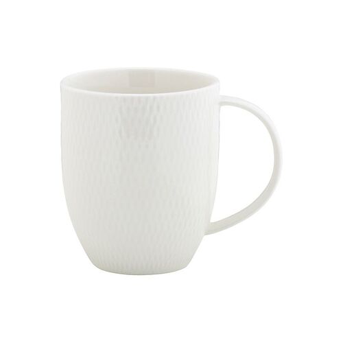 Maxwell & Williams White Basics Diamonds 420ml Coupe Mug