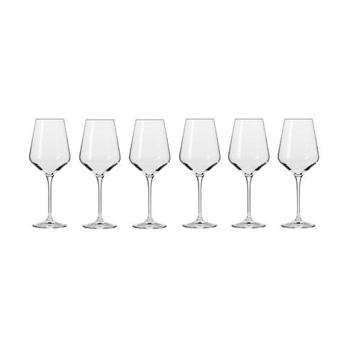 Krosno Avant-Garde Set of 6 Avant-Garde 550ml Wine Glasses