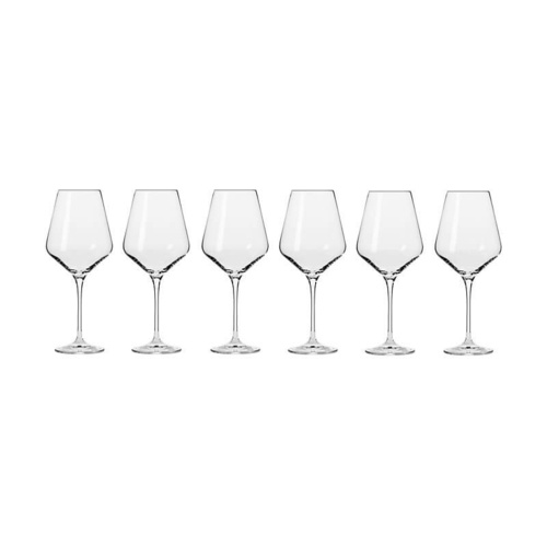 Avant-Garde Red 560ml Wine Glasses Set of 6