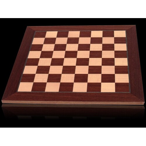 Dal Rossi 50cm Deluxe Palisander/Maple Chess Board