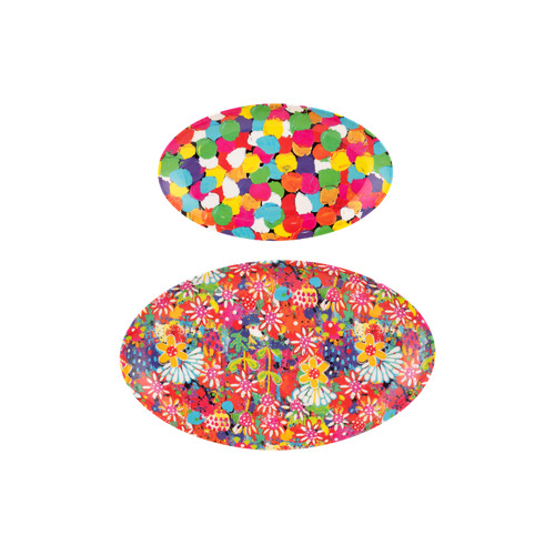 Maxwell & Williams Donna Sharam Byron Collection Set of 2 Oval Melamine Platters