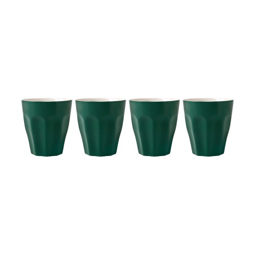 Blend Sala Set of 4 Forest Green 265ml Latte Cups