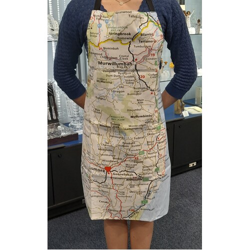 Lismore Map Cotton Apron