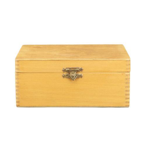 Pine Wood Storage Box for Chess Pieces
