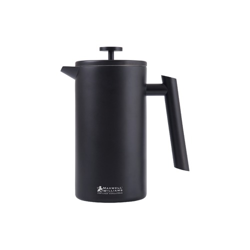 Blend Robusta Black Double Wall Stainless Steel 1 Litre Plunger