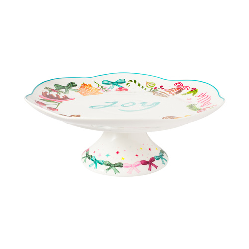 Maxwell & Williams Fa La La 28cm Footed Cake Stand