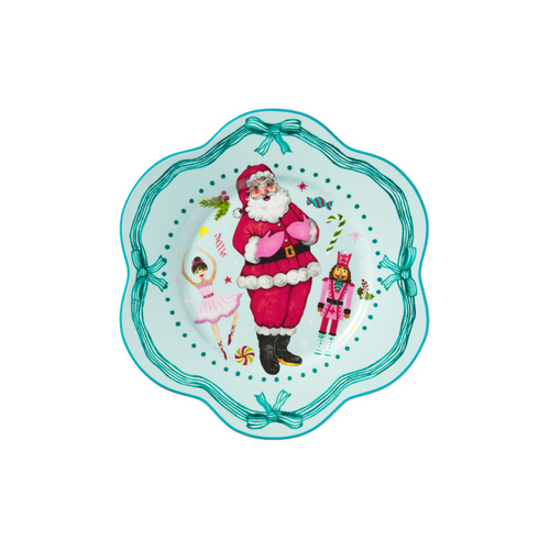 Maxwell & Williams Fa La La Light Blue Scallop Rim Plate