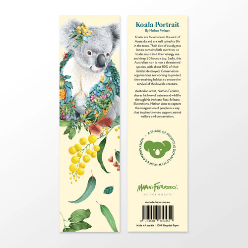 Marini Ferlazzo Koala Portrait Bookmark