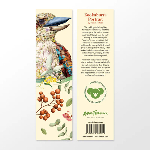 Marini Ferlazzo Kookaburra Portrait Bookmark