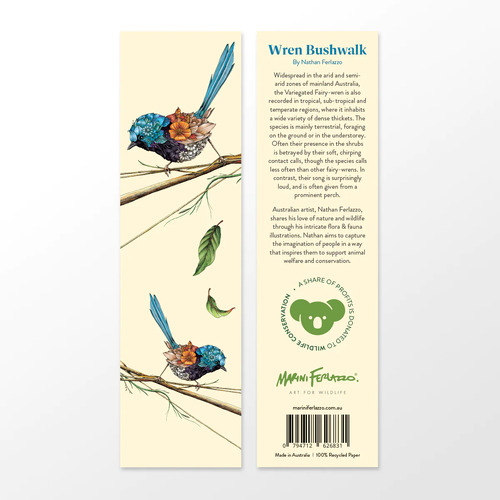 Marini Ferlazzo Wren Bushwalk Bookmark