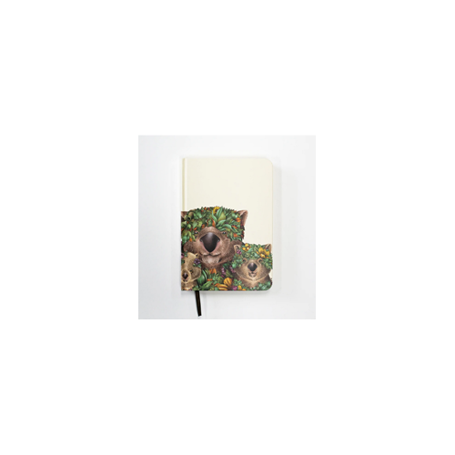 Marini Ferlazzo Wombat Family A5 Hardcover Writing Journal