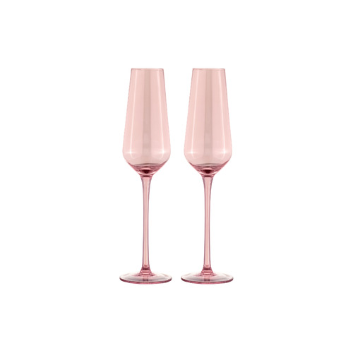 Maxwell & Williams Set of 2 Glamour Pink 230ml Flutes
