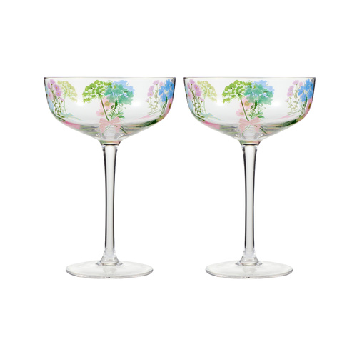 Maxwell & Williams Cherish Collection Set of 2 Coupe Glasses
