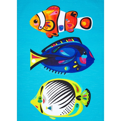 Pete Cromer Ozzie Ocean Cotton Tea Towel