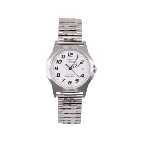 Adina 'Countrymaster' 100 Metres Water Resistant Quartz Analogue Watch - NK150 S1FE-SAP