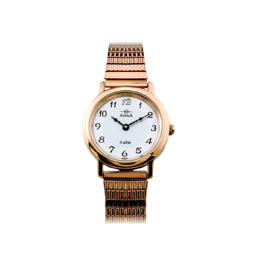 Adina Everyday Classic Rose Gold 30 Metre Water Resistant Quartz Analogue Watch - NK40 S1FE