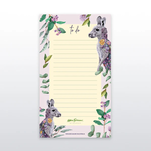 Marini Ferlazzo Grey Kangaroo Portrait Notepad