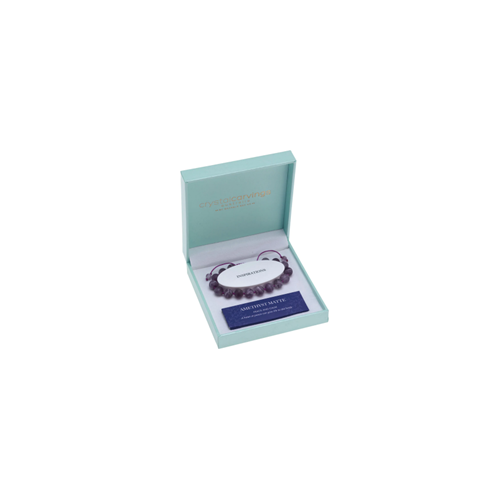 Crystal Carvings Naturals Amethyst Matte Bracelet