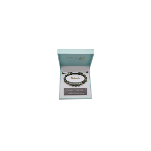 Crystal Carvings Naturals African Turquoise Bracelet