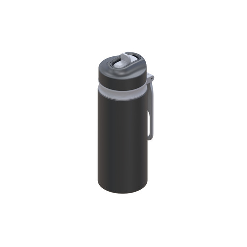 Maxwell & Williams getgo Black Double Wall Insulated 500ml Sip Bottle