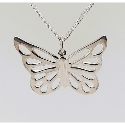 Sterling Silver Butterfly Pendant CLEARANCE