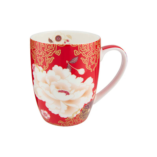 Maxwell & Williams 400ml Kimono Red Mug