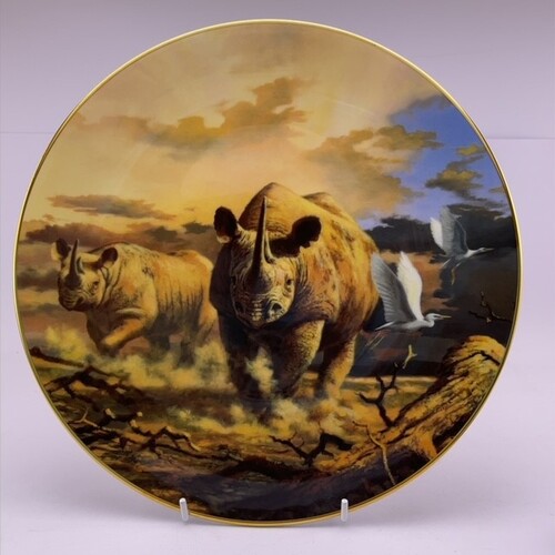 Royal Doulton Collector's Gallery Edition Under African Skies Ready To Charge Plate - CLEARANCE