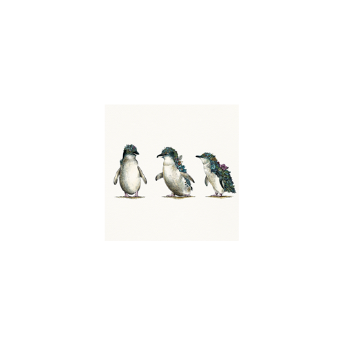 Limited Edition Penguin Parade 297 x 297mm Giclee Print