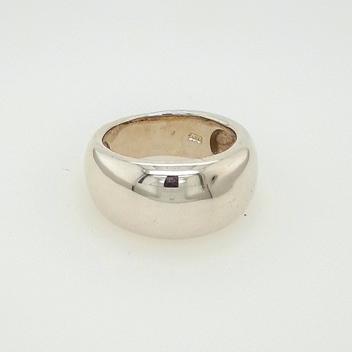 Sterling Silver Polished Dome Ring AUS Size R - CLEARANCE