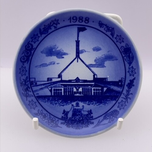 Royal Copenhagen 1988 New Parliament House Plaquette
