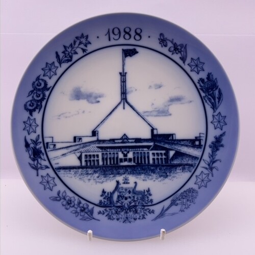 Royal Copenhagen 1988 New Parliament House Plate