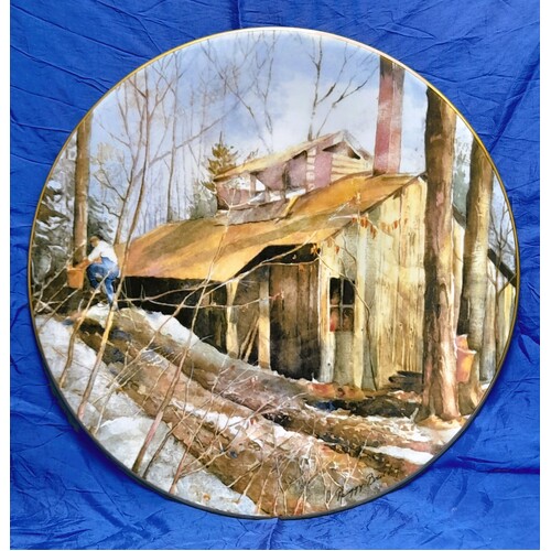 Royal Doulton Aged in Wood Collection Sugarbush 27cm Bone China Plate