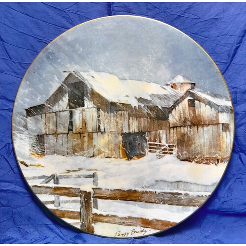 Royal Doulton Aged in Wood Collection Weathering the Storm 27cm Bone China Plate