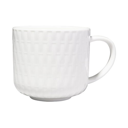 Maxwell & Williams White Basics 440ml Weave Mug