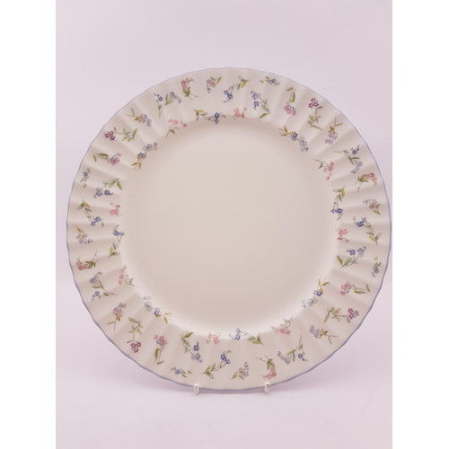 Royal Worcester Forget Me Not 27cm Fine Bone China Dinner Plate