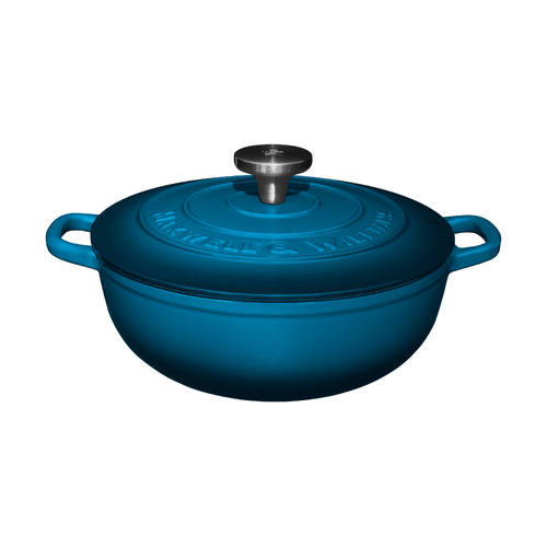 Maxwell & Williams 3.3 Litre Midnight Blue Cast Iron Round Casserole
