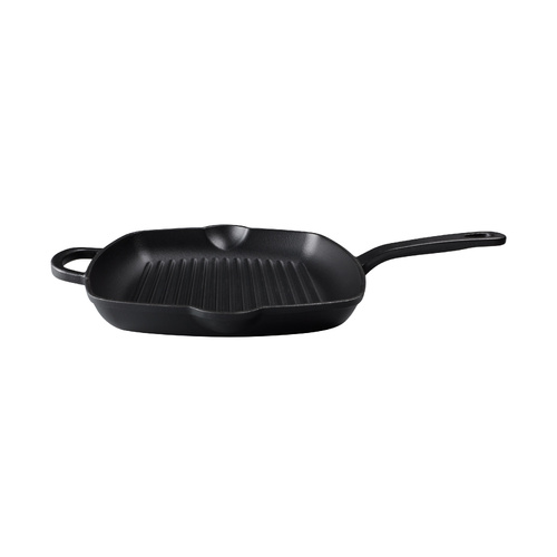 Maxwell & Williams Black 26cm Cast Iron Grill Pan