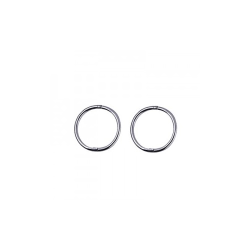 Large Sterling Silver 14mm Sleepers - Hoop Earrings