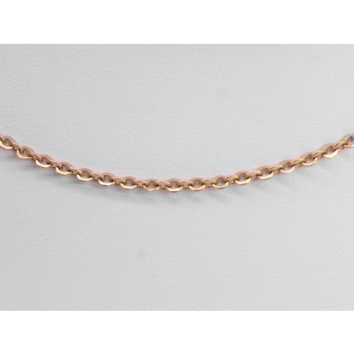 Stainless Steel Ion Plated Rose Gold Cable Link 55cm Chain CLEARANCE