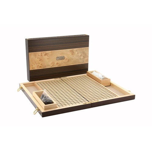 Go Game in Timber Attache Case